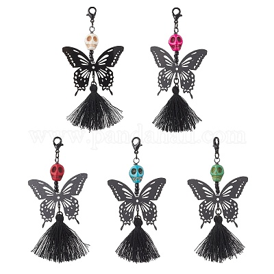 Синтетическая бирюза подвеска украшения HJEW-JM03691-1