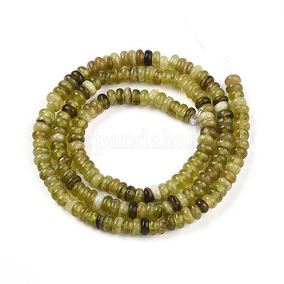 Натуральные нити бус из нефрита гетиан G-T140-80-1