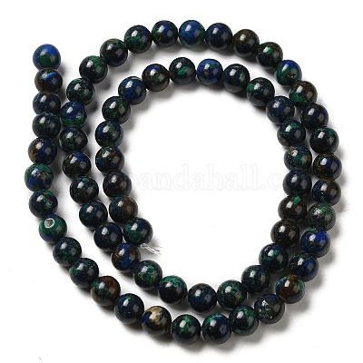 Натуральные нитки из бисера азурита G-H298-A01-02-1