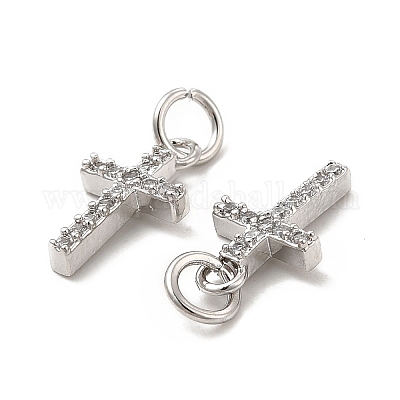 Латунные микро проложить кубического циркония подвески KK-E068-VB259-1