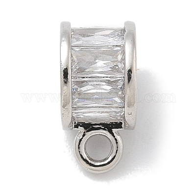 Покрытие стойки латунь микро паве прозрачный кубический цирконий трубы поручни KK-L224-025P-1