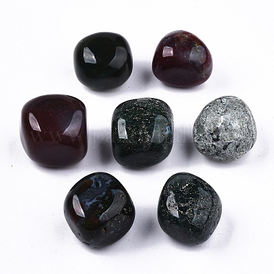 Природные моховой агат бисером G-N332-011-1