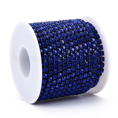 Электрофорез железные стразы цепочки из страз CHC-Q009-SS16-B03-1