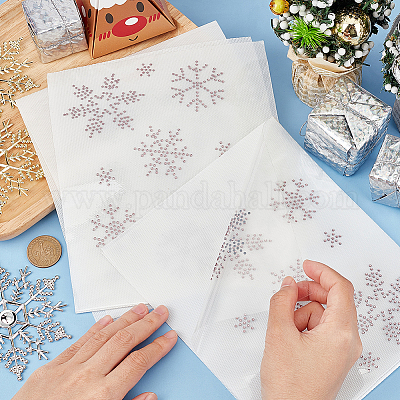 Исправление узора снежинки стразами DIY-WH0430-205E-1