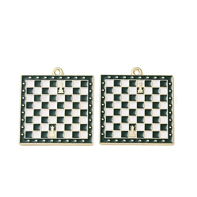 Подвески из эмали и сплава ENAM-B034-01F-09-1