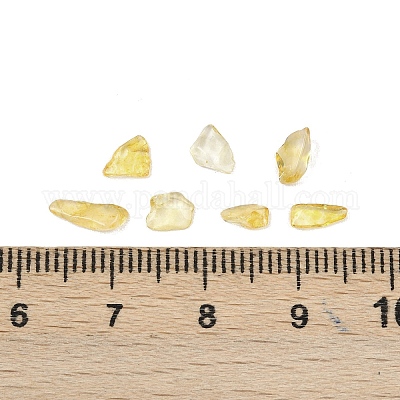 Бусины из натурального желтого кварца G-K397-01C-1