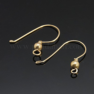 17x12mm Brass Lever Back Earring Wires