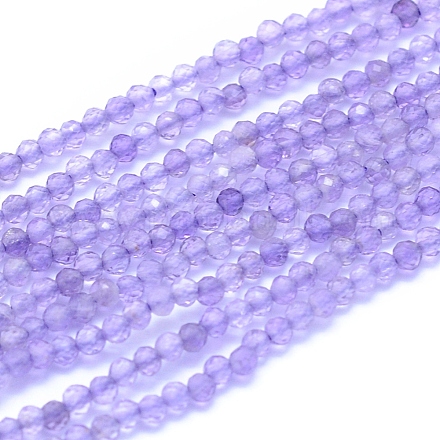 Chapelets de perles en améthyste naturelle G-I279-E04-01-1