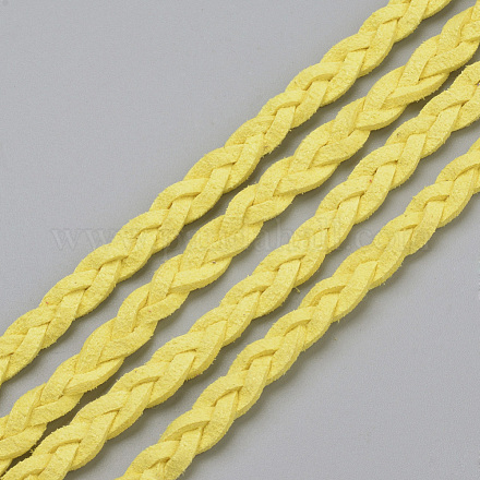 Cordón trenzado de imitación de gamuza LW-Q008-2.7mm-1063-1