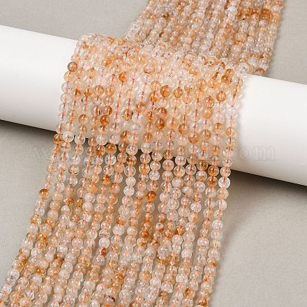 Нагретые нити из натуральных цитриновых бусин X-G-P466-01E-01-1