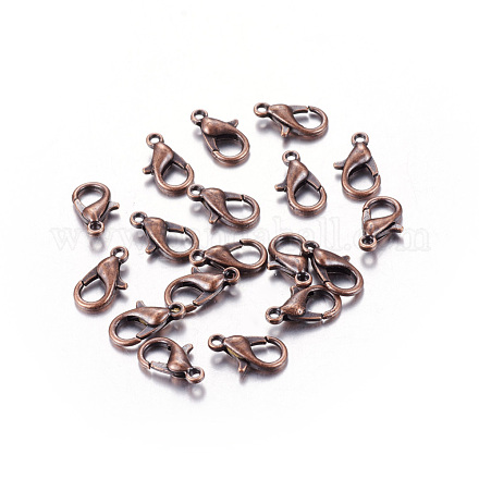 Zinc Alloy Lobster Claw Clasps E107-R-1