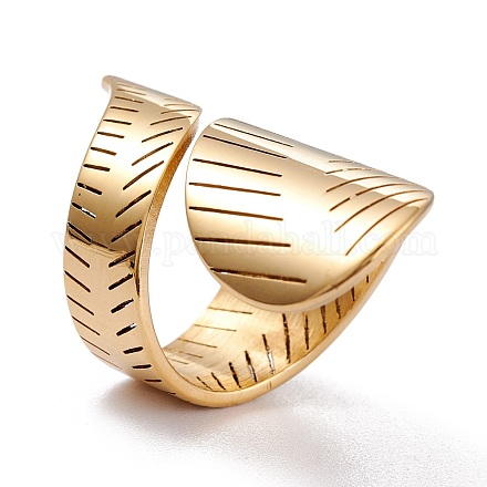 Ионное покрытие (ip) манжетные кольца из нержавеющей стали 304 RJEW-G250-35G-1