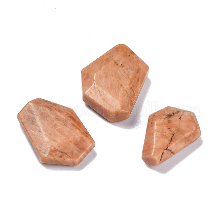 Бусины из натурального персикового лунного камня G-F747-01A-1