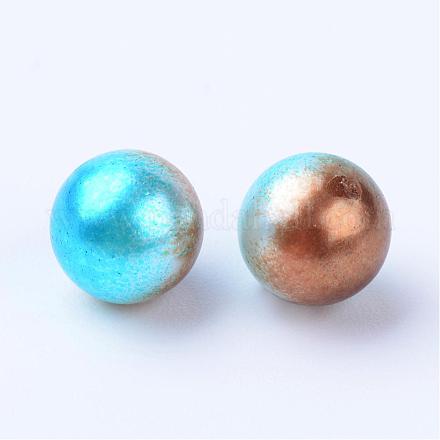 Perles acryliques de perles d'imitation OACR-S013-10mm-02-1