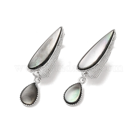 Застежки-капли из латуни с откидной крышкой KK-Z073-35P-02-1