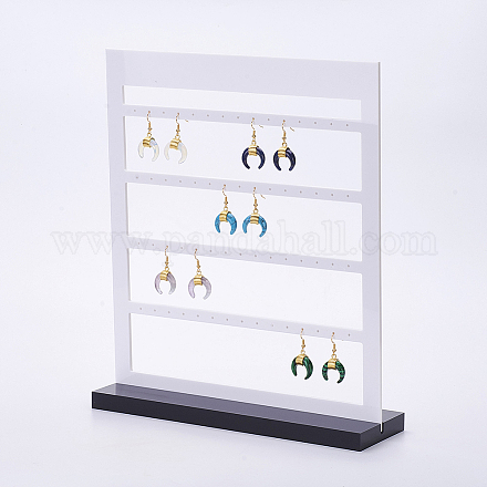 Acrylic Organic Glass Earrings Displays EDIS-F002-01-1