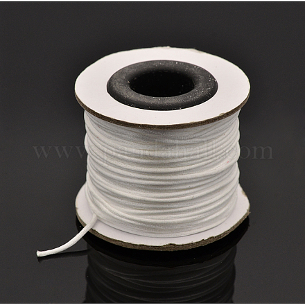 Cordons fil de nylon tressé rond de fabrication de noeuds chinois de macrame rattail NWIR-O001-01-1