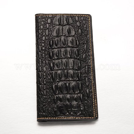 Détenteurs de cartes vachette en cuir portefeuilles pour hommes ABAG-M001-02C-1