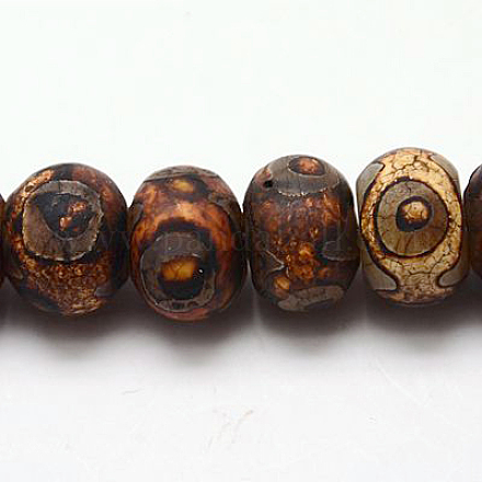 Tibetan Style dZi Beads TDZI-G006-05-1
