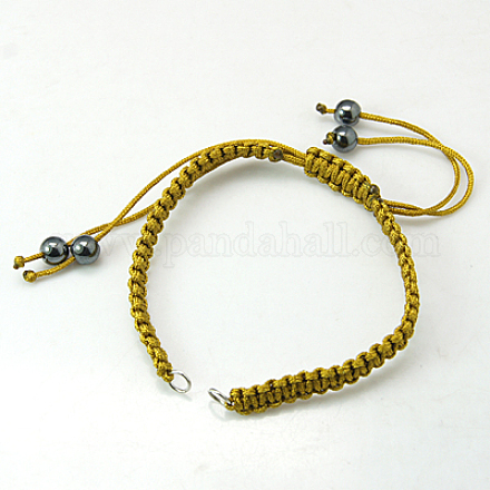 Braided Nylon Bracelet Making AJEW-JB00001-07-1