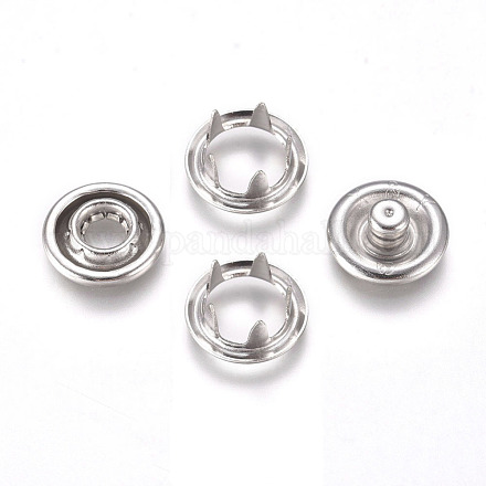 Jeu de douilles à boutons-pression en cuivre KK-WH0033-89P-1