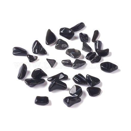 Natürlichen Obsidian Chip-Perlen G-M364-18B-1