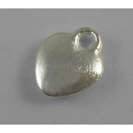 Простые подвески в форме сердца из сплава в тибетском стиле X-LF0887Y-NF-1
