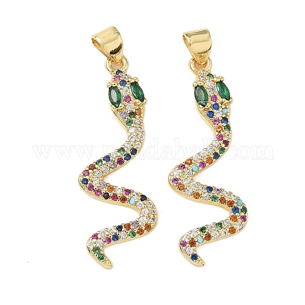 Латунные микро проложить кубического циркония подвески KK-L243-29G-03-1