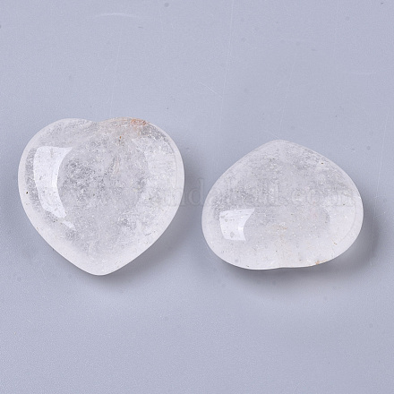 Натуральный кристалл кварца сердце любовь камень G-R461-06J-1