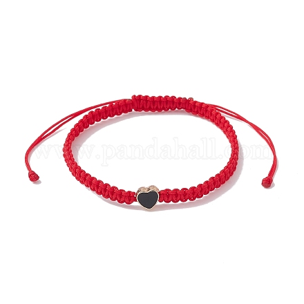 Bracelets réglables en perles tressées en fil de nylon BJEW-JB09768-02-1