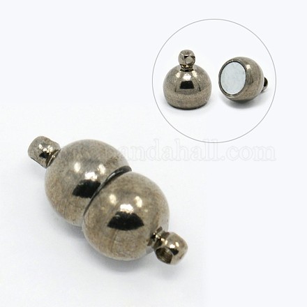 Brass Magnetic Clasps with Loops MC041-1B-1