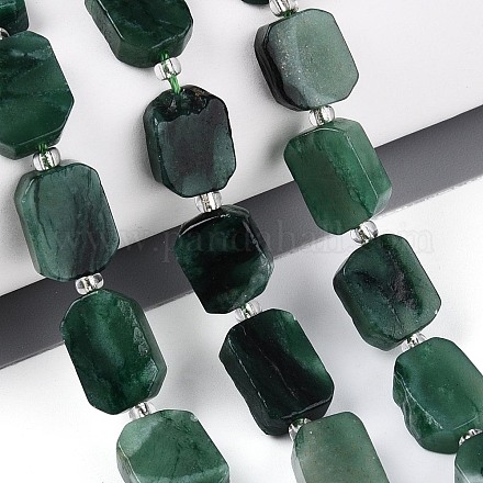 Бусины из натурального фуксита&nbsp;G-T138-26A-11-1