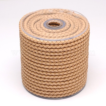 Braided Leather Cord WL-E009-3mm-05-1