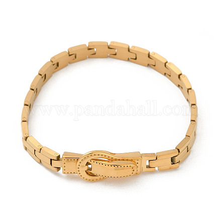 Браслеты-цепочки из нержавеющей стали 304 в виде пантеры для мужчин BJEW-V013-02G-1