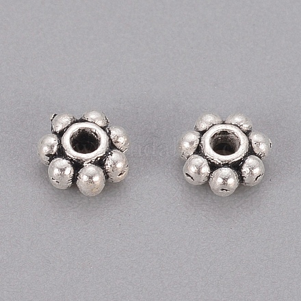 Perles de séparateur de style tibétain  X-TIBEB-E048-AS-1
