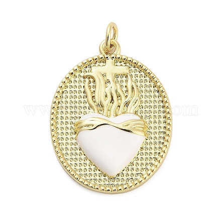 Латунь эмаль подвески KK-H527-01C-G02-1