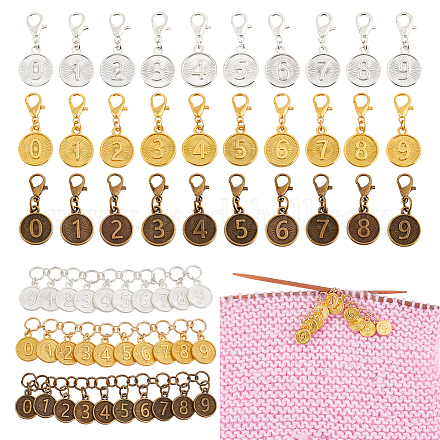 33 шт наборы инструментов для вязания своими руками HJEW-BC00070-1