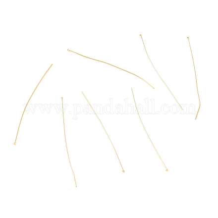 Brass Flat Head Pins X-KK-F824-114E-G-1