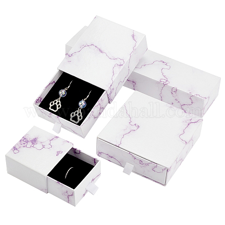 Pandahall elite 4шт 4 стиля картонные бумажные коробки для ожерелья CON-PH0002-34B-1