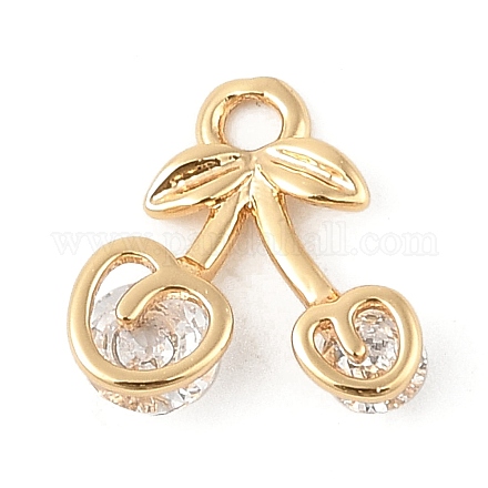 Латунные микро проложить кубического циркония подвески KK-R219-28G-02-1