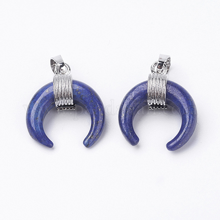 Naturales lapis lazuli colgantes G-E425-03P-1