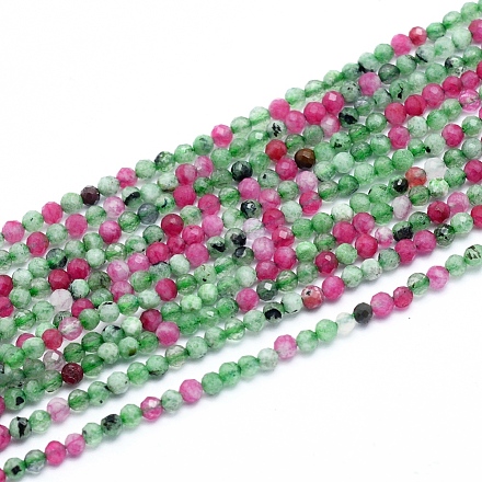 Rubino naturale in perline zoisite fili G-G823-08-2.5mm-1