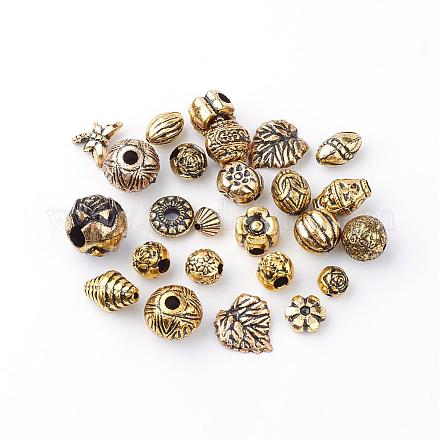 Perles acryliques de style antique OACR-Q005-02AG-1