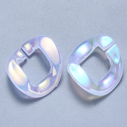 Anneaux imitation jelly acrylique OACR-S036-002A-B01-1