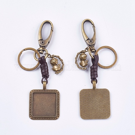 Accessoires de porte-clés en alliage KEYC-K011-27AB-1