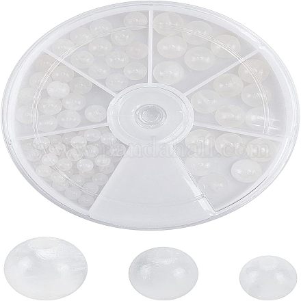 82 шт. нити бусин из натурального селенита 3-х размеров&nbsp;G-CA0001-02-1