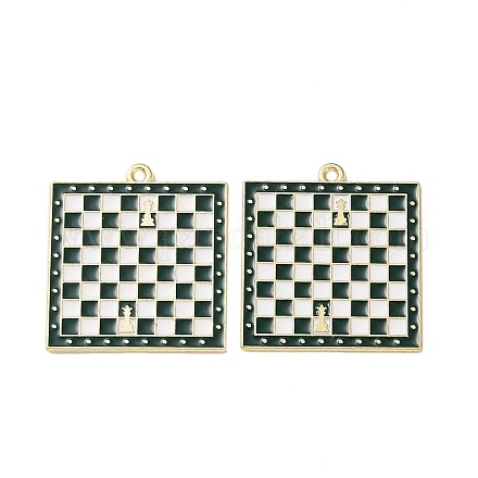 Подвески из эмали и сплава ENAM-B034-01F-09-1