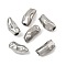 Hammered 304 Stainless Steel Beads, Nuggets, Stainless Steel Color, 9.5x5x5mm, Hole: 1.8mm