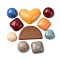 10Pcs Opaque Resin Cabochons, Mixed Shapes, Mixed Color, 15~26x15~36x3~9mm