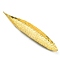 Zinc Alloy Incense Burner Holder, Incense Stick Holder, Home Office Teahouse Zen Buddhist Supplies, Leaf, Golden, 208x36x15mm, Hole: 4x2mm